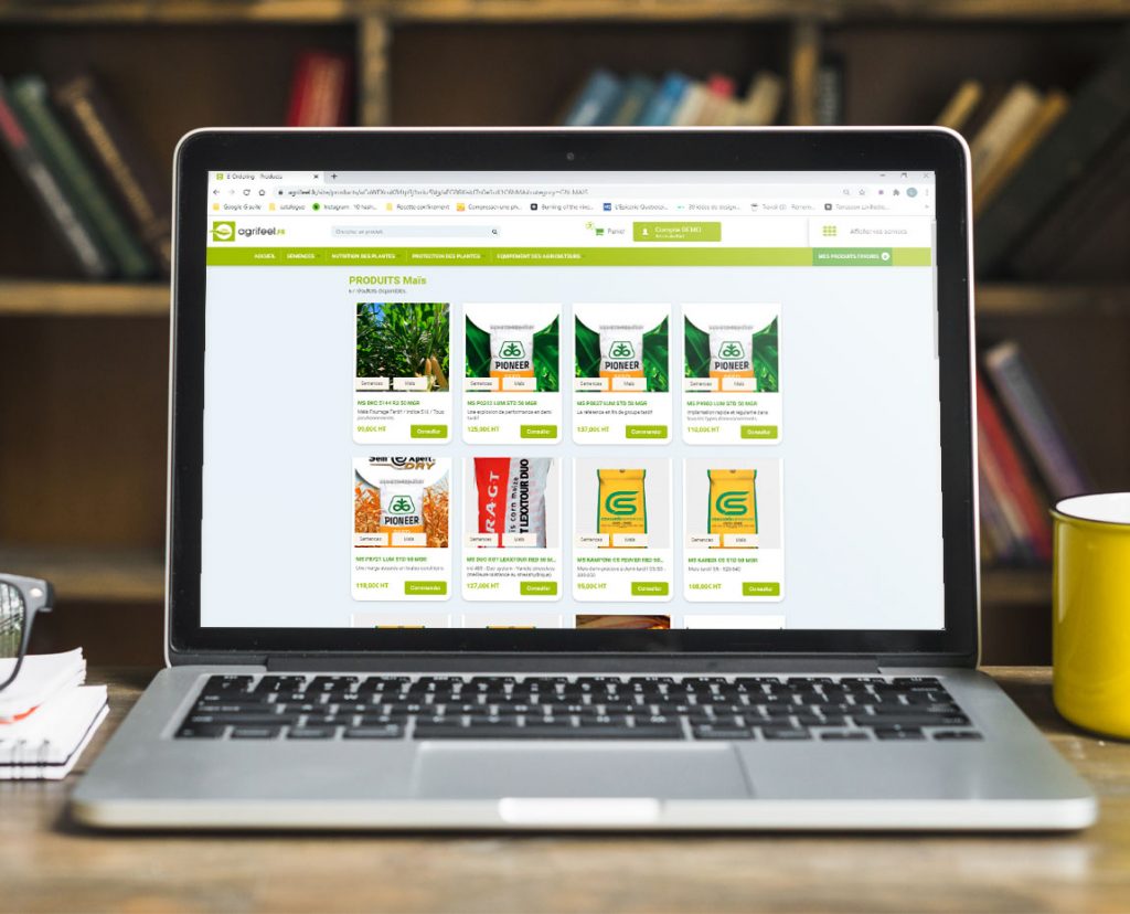 Agrifeel.fr, fonctionnalités groupe terres du sud