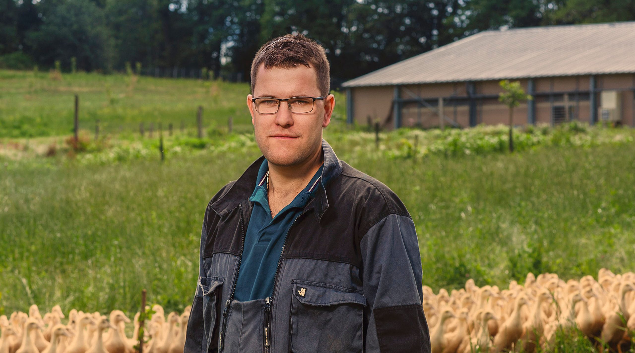 Raphael Varachaud, éleveur de canards groupe Terres du Sud