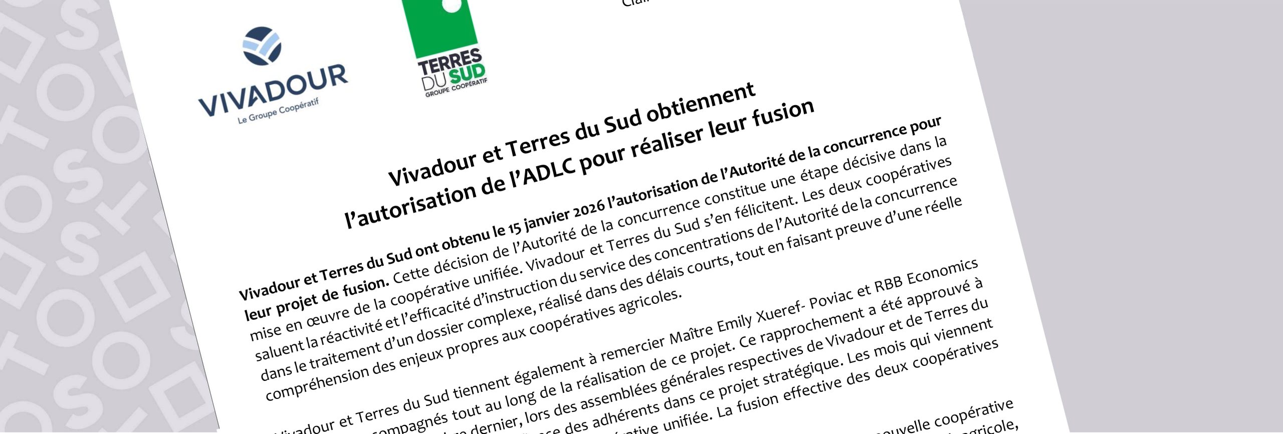 autorisation fusion vivadour terres du sud